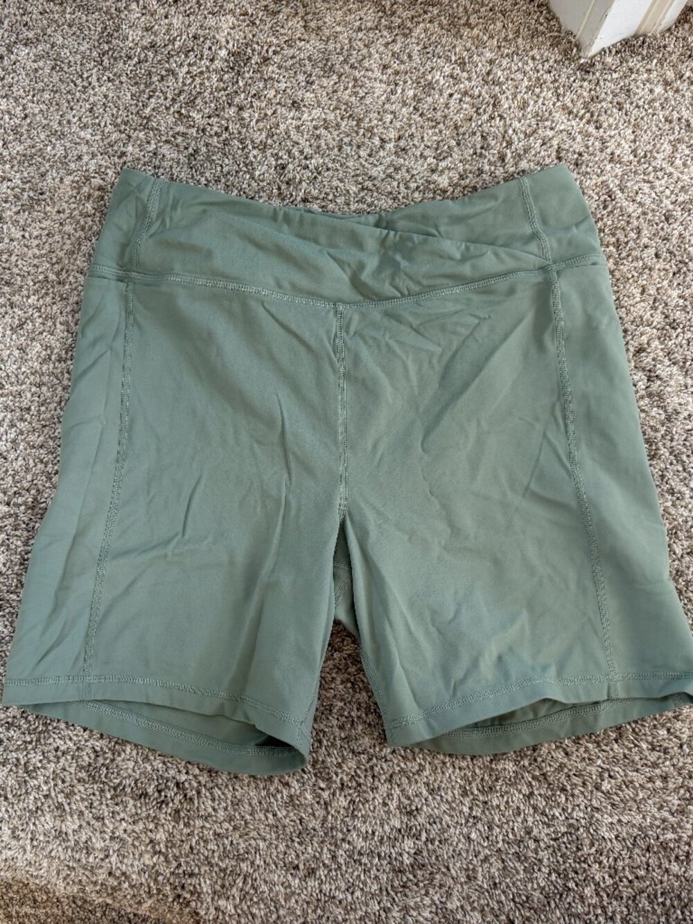 Danskin Cross Waist Bike Shorts Size XL